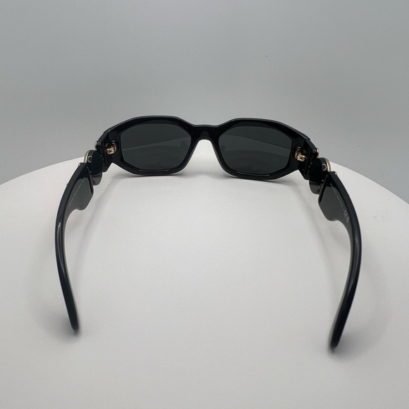 Versace Black Sunglasses with Gold Medusa Logo - Picture 5 of 6